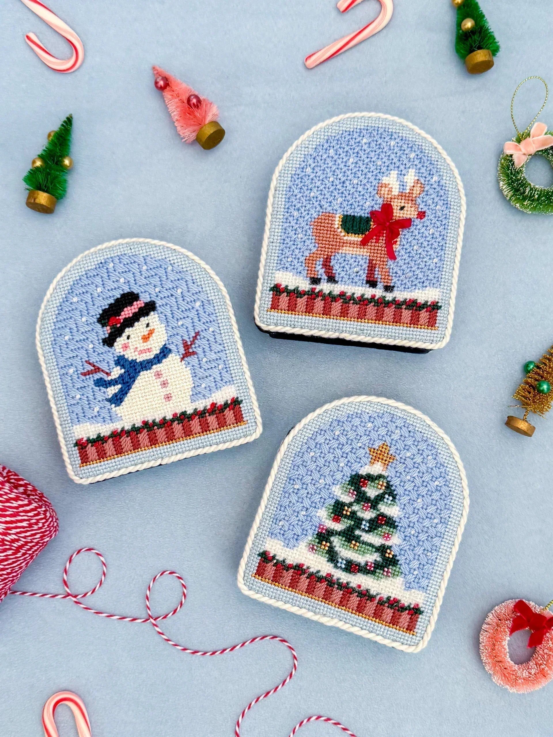 Mini Stitch Guide: Snow Globes